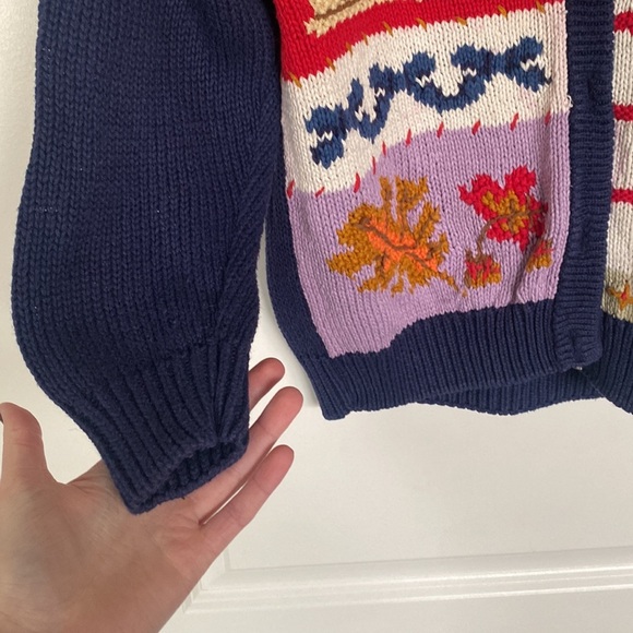 Vintage Multicolored Granny Cardigan P’Galli Designs - small - Picture 6 of 7
